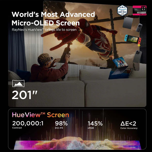 RayN-Neo   Air   3s   AR   Glasses   201"   120Hz   650   nits