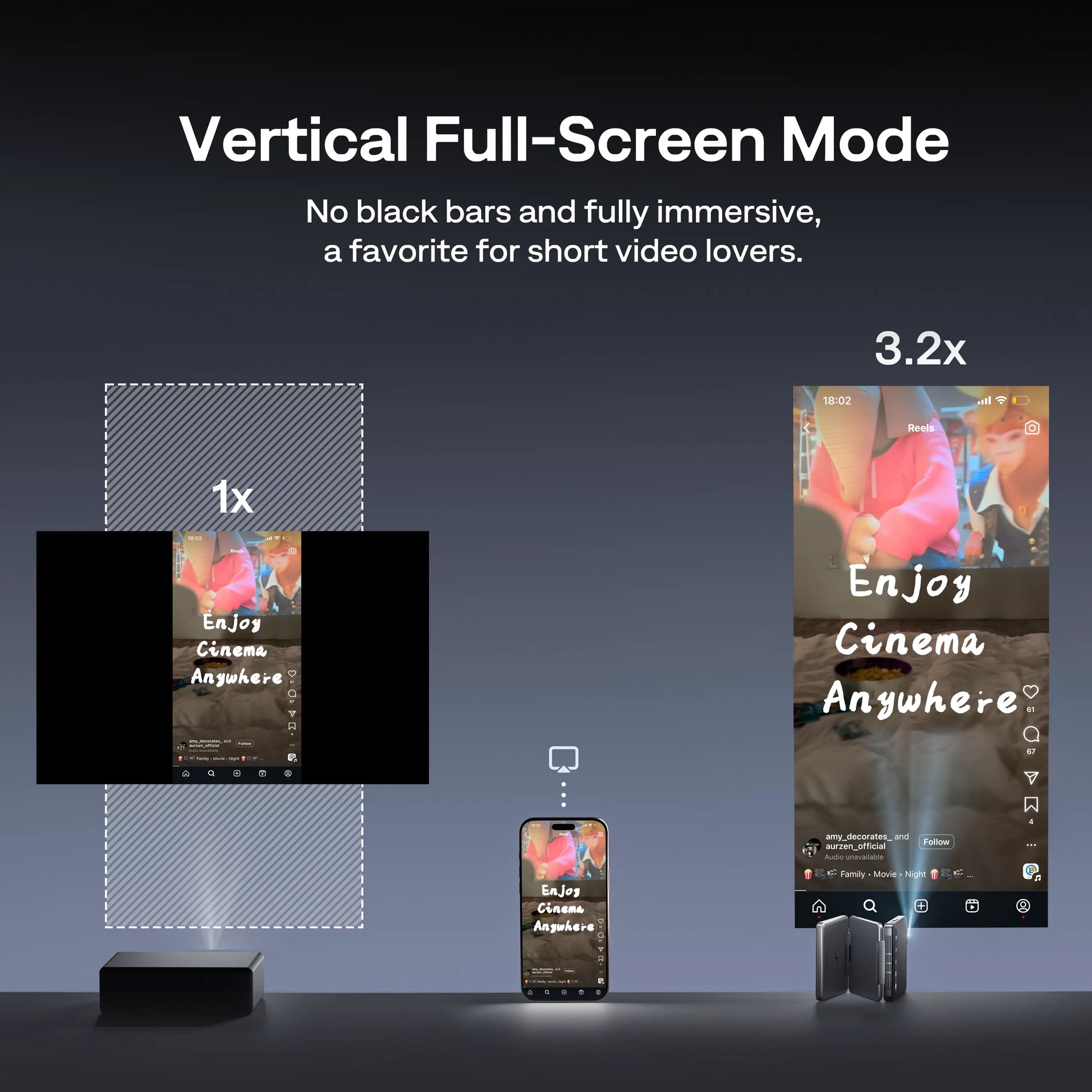 Vertical Full-Screen Mode
