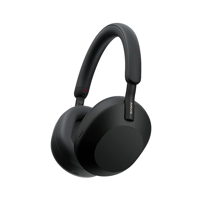 SO'NY  Best Active Noise Cancelling Wireless Bluetooth Over Ear Headphones with Mic for Clear