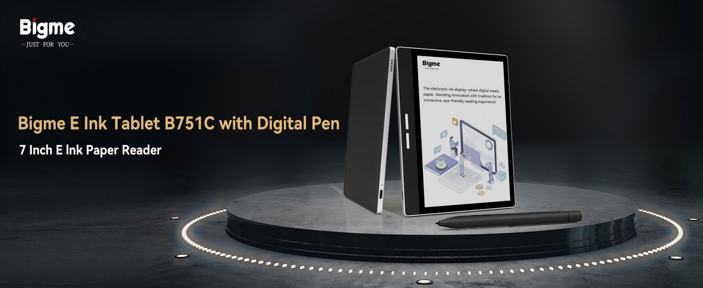 E-Paper note B751 Black & white E reader Smart Digital Note-Book