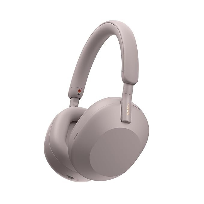 SO'NY  Best Active Noise Cancelling Wireless Bluetooth Over Ear Headphones with Mic for Clear