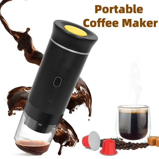 Electric Grinder Coffee Travel Handy 3 In 1 Espresso Portable Coffee Espresso Maker Machine Cafe Portable Capsule Coffee Machine Kitchen Gadgets