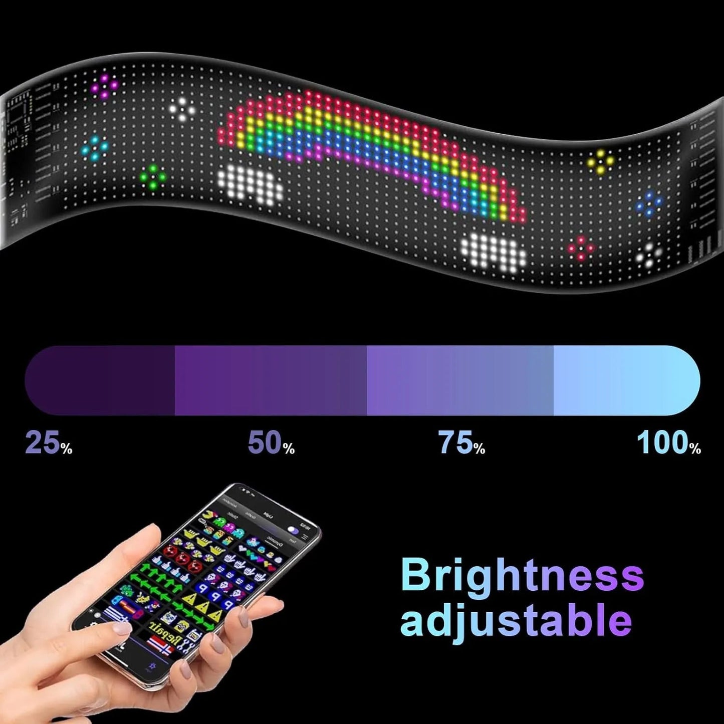 Fancy Programmable Car LED Strip - Bear Hugs