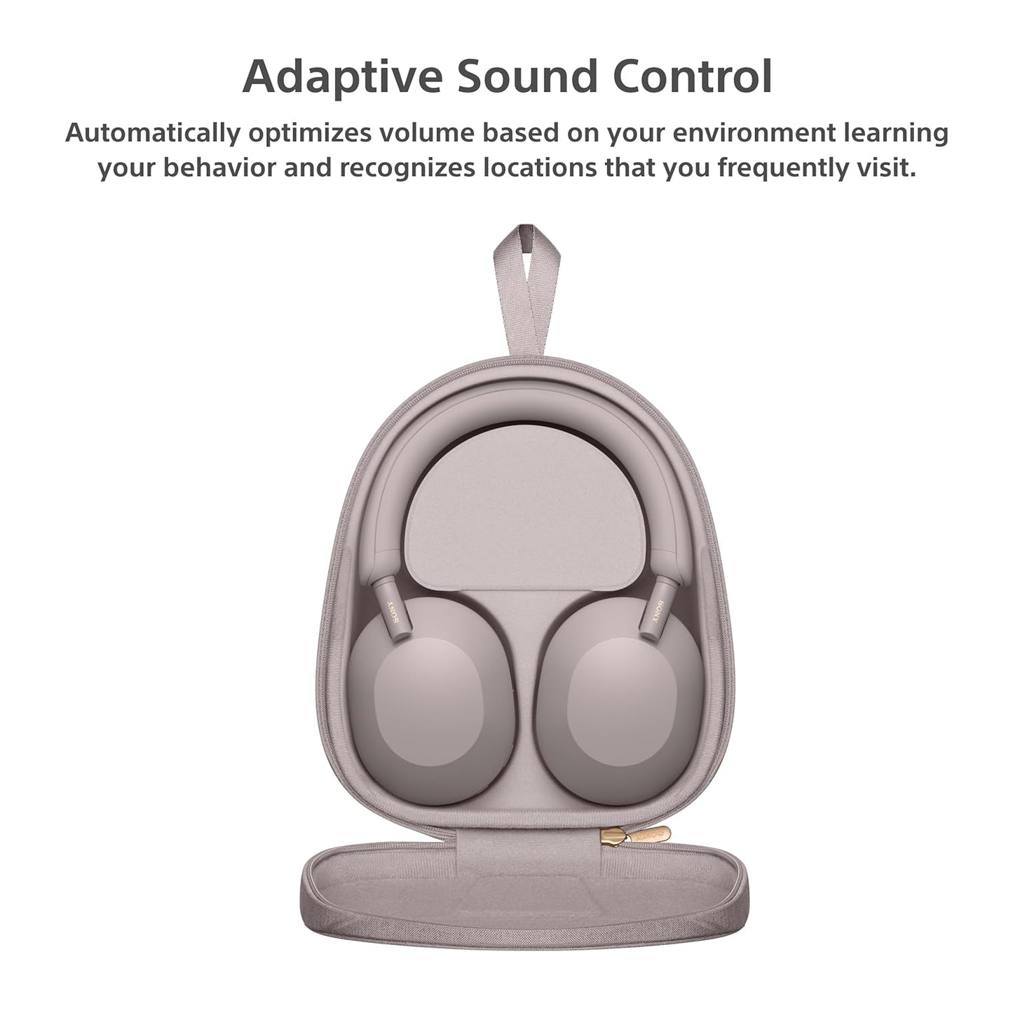 SO'NY  Best Active Noise Cancelling Wireless Bluetooth Over Ear Headphones with Mic for Clear