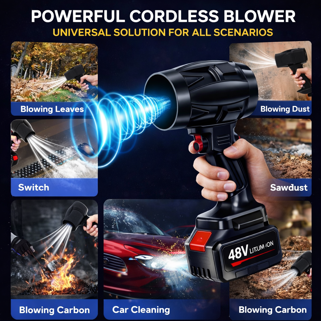 Jetblower™ - The Most Powerful Rechargeable Turbo Air Blower System (200000 RPM)