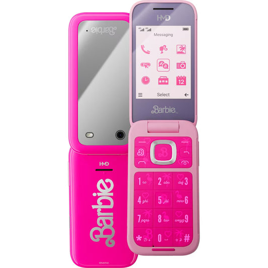 HMD Barbie™ Phone | Flip | Unlocked | KaiOS | Compatible with All Carriers